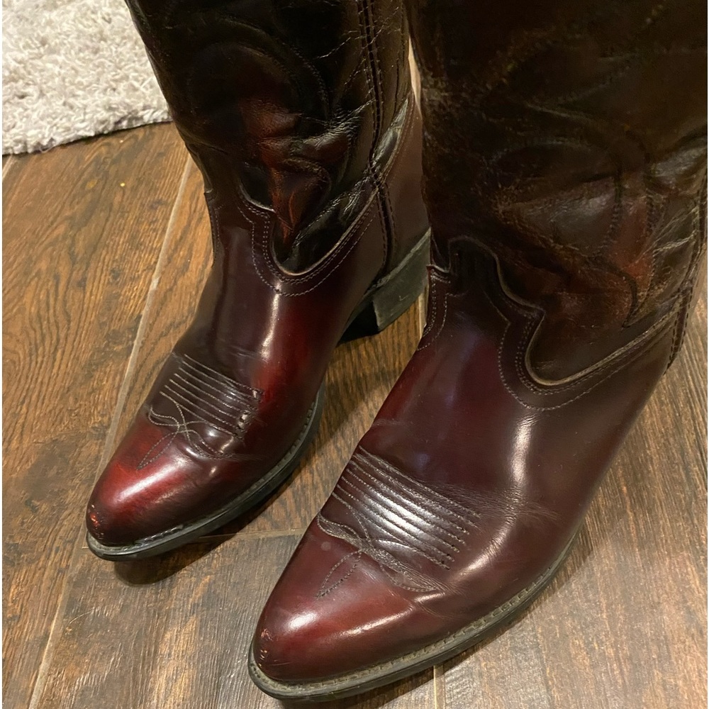 Black Cherry Cowboy Boots